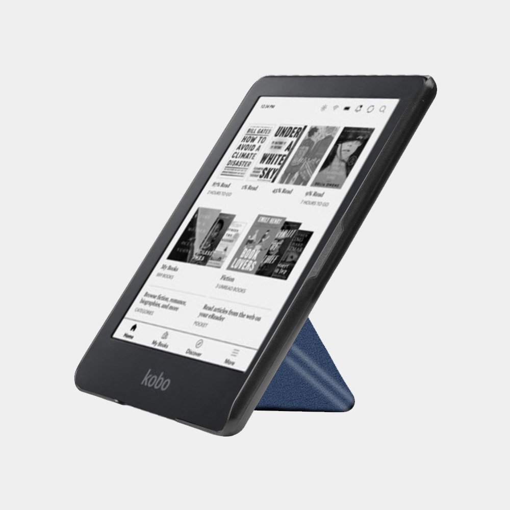 Case for 6-inch Kobo Clara Colour/BW/2E (Model:N367 N365 N506), Flip Folio Portable Protective Multi-folding Cases with Stand