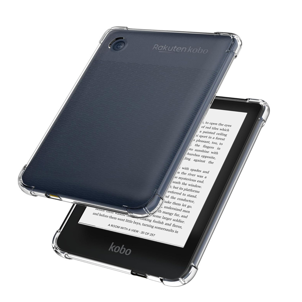 Case for 6-inch Kobo Clara BW / Clara Colour 2024 / Clara 2E (Model:N365 N367 N506) Clear Back Soft TPU Shell Cases