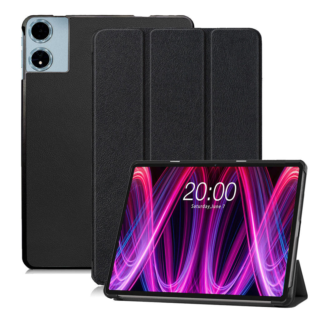 Cover for Teclast T60 Plus/T60AI Tablet, Tri-folding Stand Leather with Soft TPU Back Shell 12 inch Flip Cases