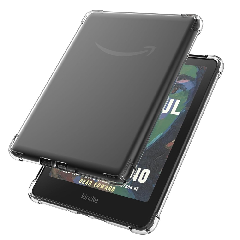Case for 6-inch Kindle Paperwhite 12th 2024/Colorsoft&amp;Kindle 11th 2022&amp;Kindle 11th 2024, Four Corner Airbag Anti-collision Transparent Soft Shell Protective Cases ﻿