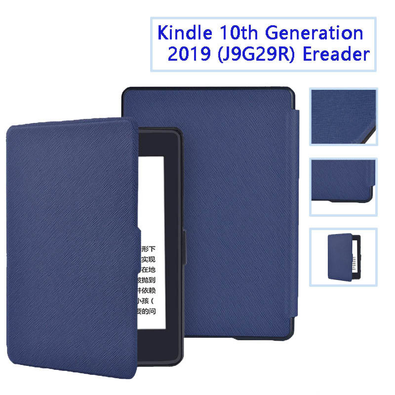 Case for 6-inch Kindle 658 10th Generation 2019(Model:J9G29R), Flip Folio Ultra Slim Portable Protective Cover