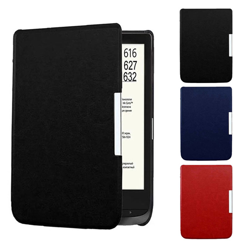 Case for 6-inch Pocketbook Basic Lux 2 and Touch HD 3 and Touch Lux 4 e-Reader, Ultra Slim Folio Portable Protective Sleeve