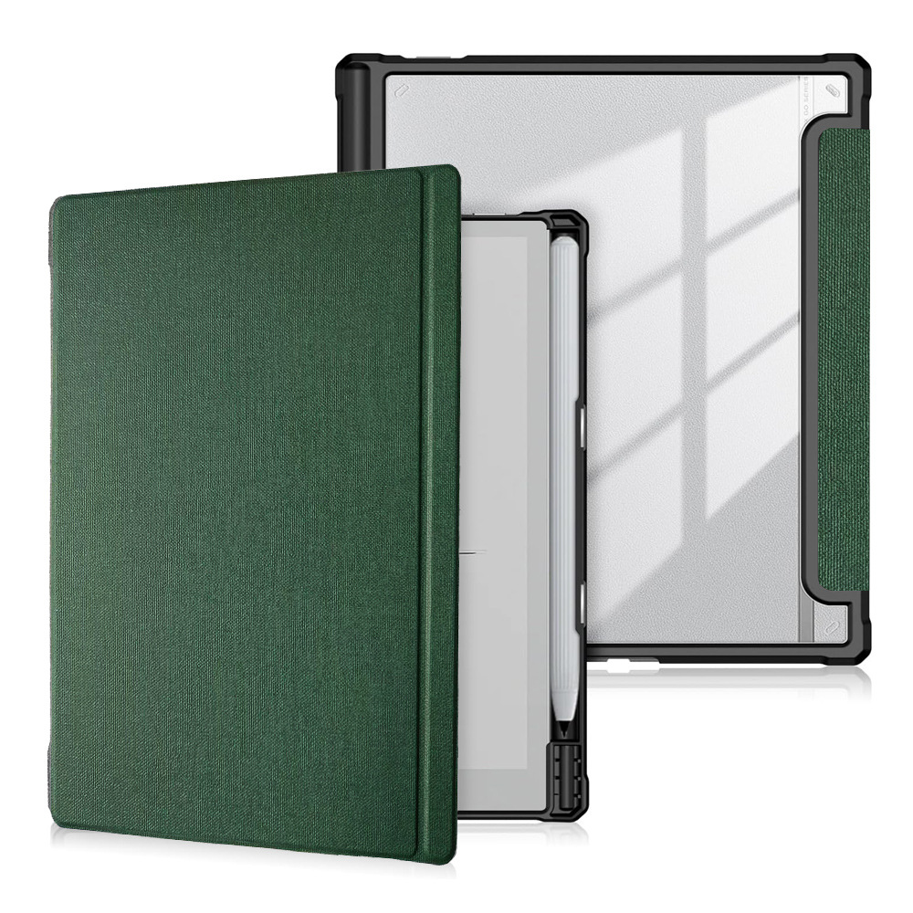 Case for 10.3-inch Onyx Boox Note X3 Pro, Onyx Boox Go e-Book, Flip Slim Hard Acrylic Back Coque with Pencil Holder