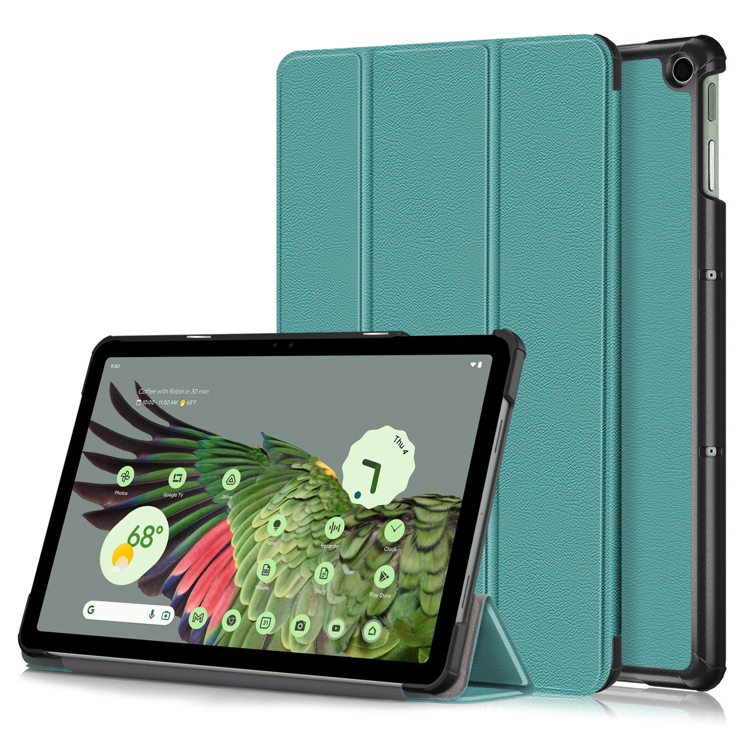 Case for Google Pixel Tablet 11 2023 Tablet, Flip Tri-folding Ultra Slim Protective Cover (PU Leather Material Ultra Slim Shockproof)