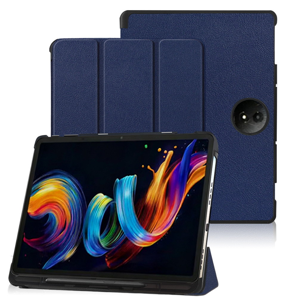 Case for 11.5-inch TCL NXTPAPER 11 Plus 9469X Slim Tri-Fold Standing Cover with Built-in Pencil Holder
