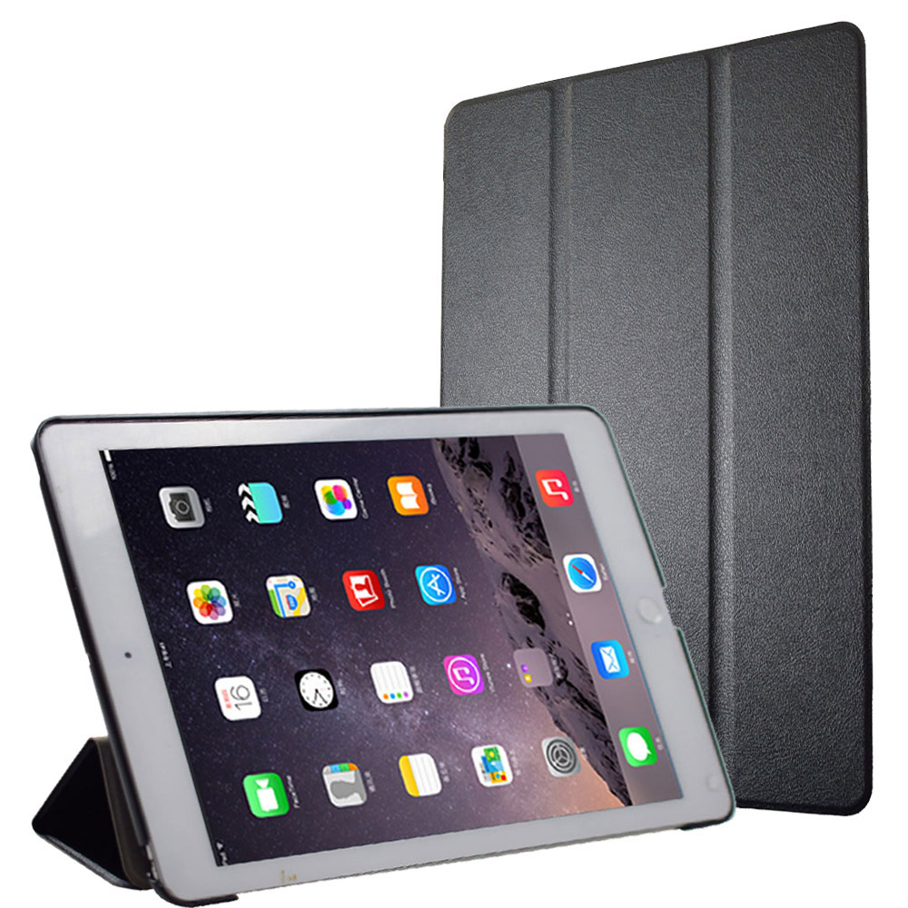 Case For iPad 9.7 2017 2018 5th 6th Gen Tri-folding Slim Stand Protective Tablet Cover With Soft Back Shell For iPad 5 6 9.7'' A1822 1893