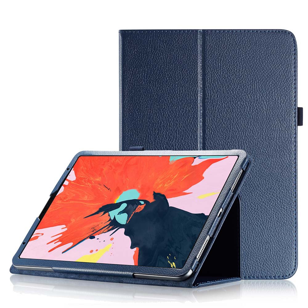 Case for 11-inch iPad Pro 11 (2018/2020/2021) and iPad Air 4 (2020), PU Leather Magnetic Two-fold Stand Cover