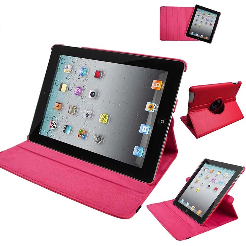 360 Rotating Stand Cover For iPad 2/3/4 Tablet Cover, Ultra Slim Flip Protective Sleeve