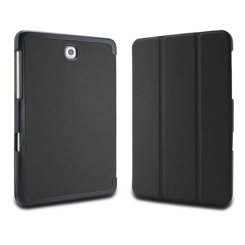 For Samsung Galaxy Tab S 2 8.0 SM-T710 T715 T713 T719 Case, Tri-folding Flip Ultra Slim Portable Leather Protective Sleeve