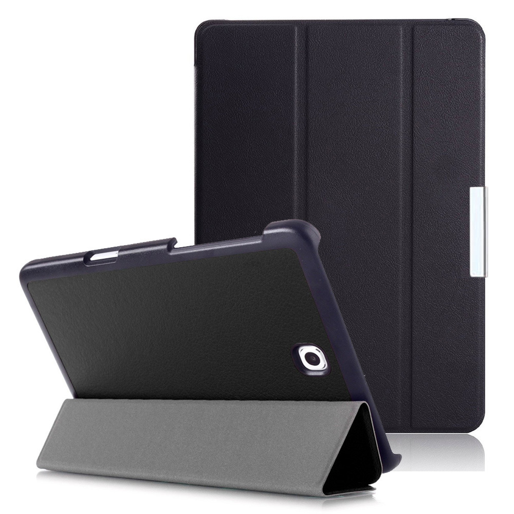 For Samsung Galaxy Tab S 2 8.0 SM-T710 T715 T713 T719 Case, Tri-folding Flip Ultra Slim Portable Leather Protective Sleeve
