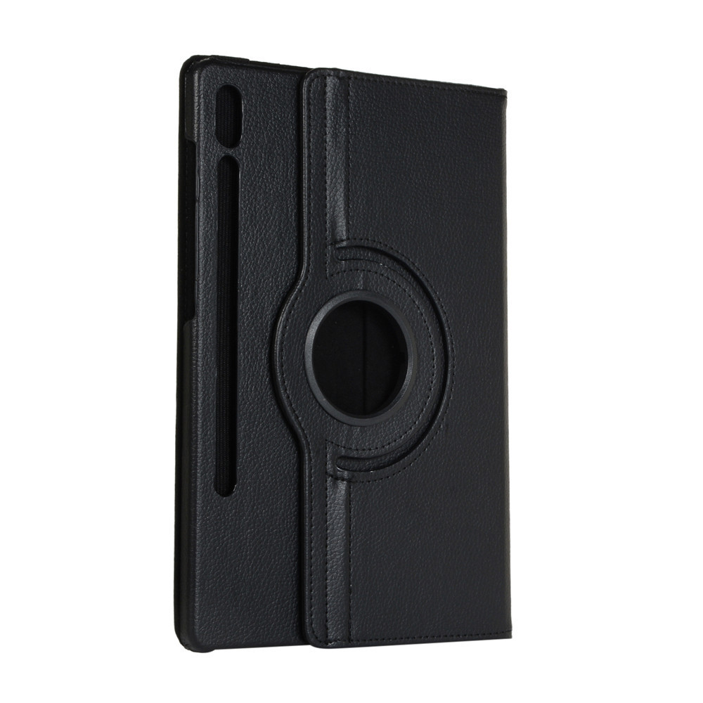 360 Rotating Case for Samsung Galaxy S 7 FE/S 7 Lite 12.4 SM-T730 T736 Tablet, Flip Ultra Slim Portable Leather Protective Sleeve ﻿