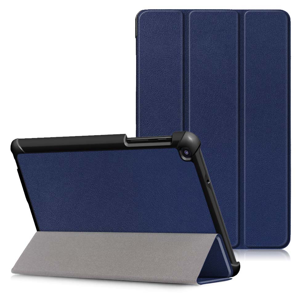 For Samsung Galaxy Tab A 8.0 with S pen SM-P200 P205 Case, Tri-fold Flip Light weight Portable Leather Protective Cases
