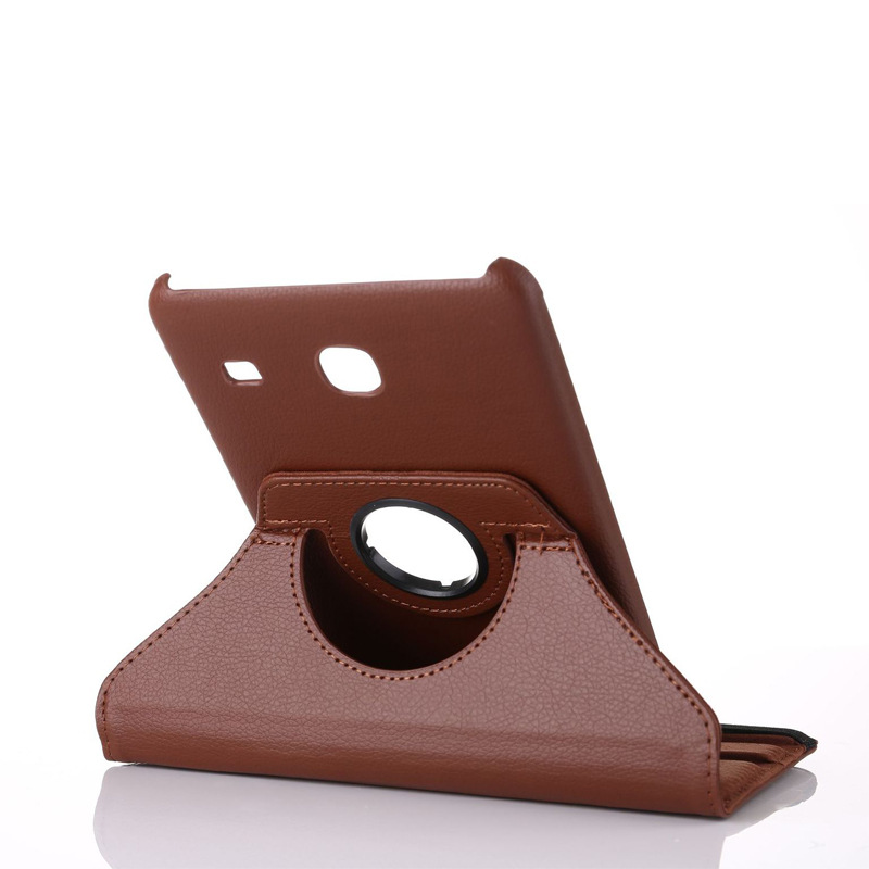 360 Rotating Case for Samsung Galaxy Tab E 8.0 SM- T377 T375 Tablet, Flip Ultra Slim Portable Leather Protective Sleeve