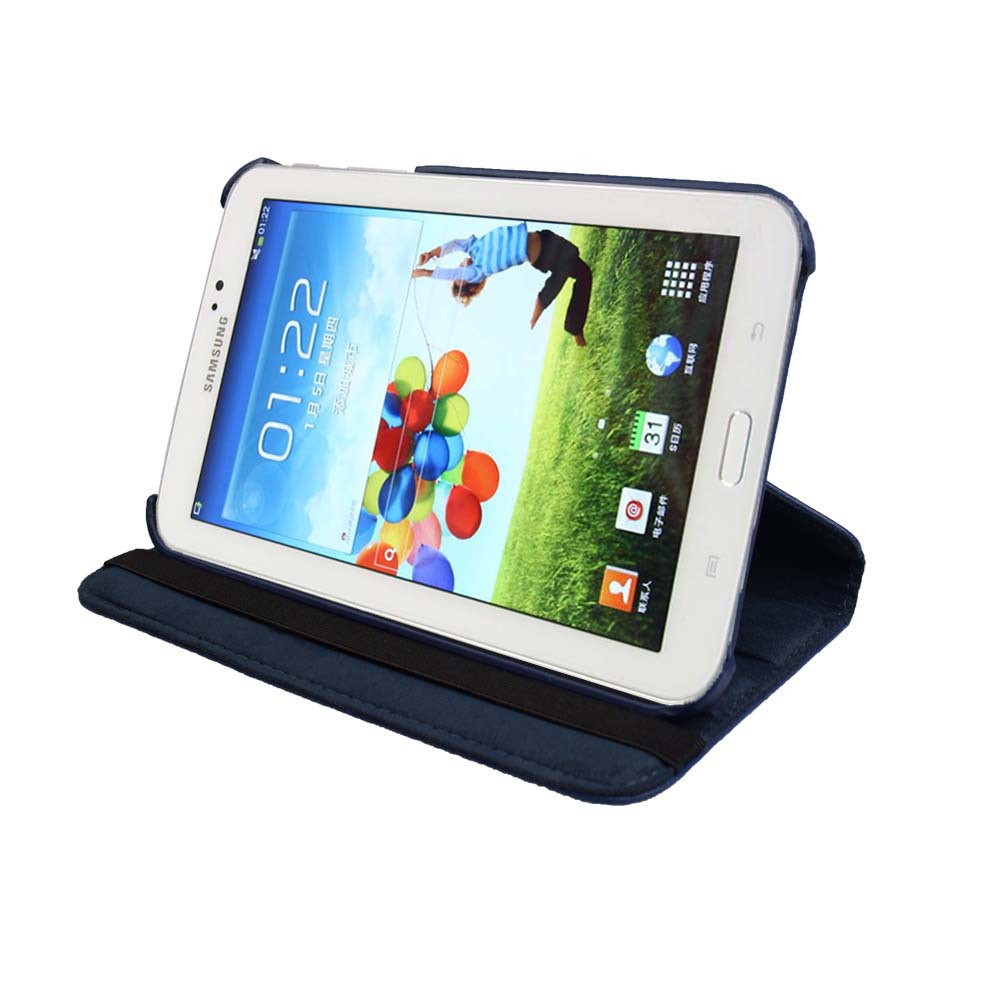 360 Rotating Case for Samsung Galaxy Tab 3 7.0 SM-P3200 T210 T215 Tablet, Flip Ultra Slim Portable Leather Protective Sleeve ﻿