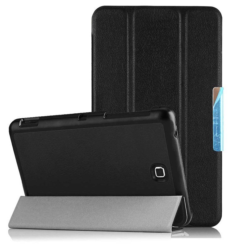 For Samsung Galaxy Tab 4 7.0 T230 T231 T239 Case, Tri-fold Flip Light weight Portable Leather Protective Cases