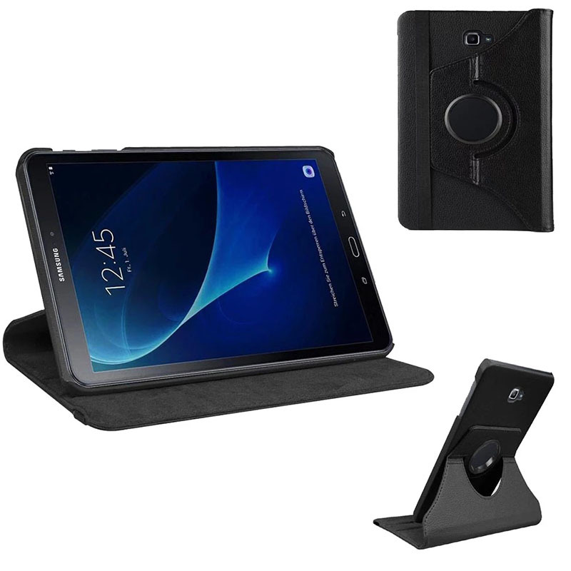 360 Rotating Case for Samsung Galaxy Tab A6 10.1 SM-T580 T585C Tablet, Flip Ultra Slim Portable Leather Protective Sleeve