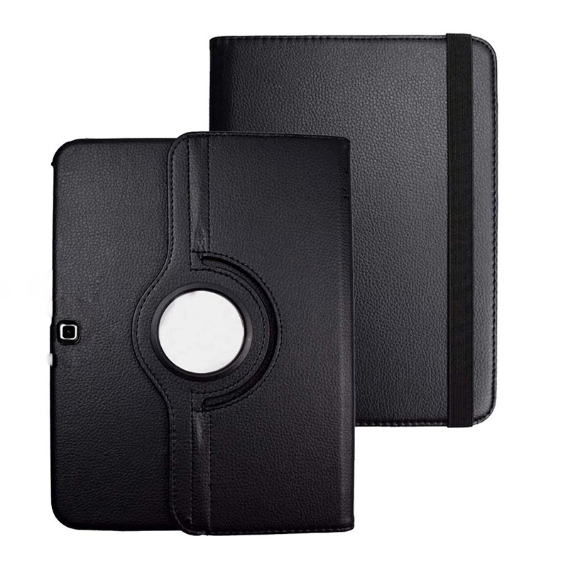 360 Rotating Case for Samsung Galaxy Tab 4 10.1 SM-T530 T531 T535 Tablet, Flip Ultra Slim Portable Leather Protective Sleeve