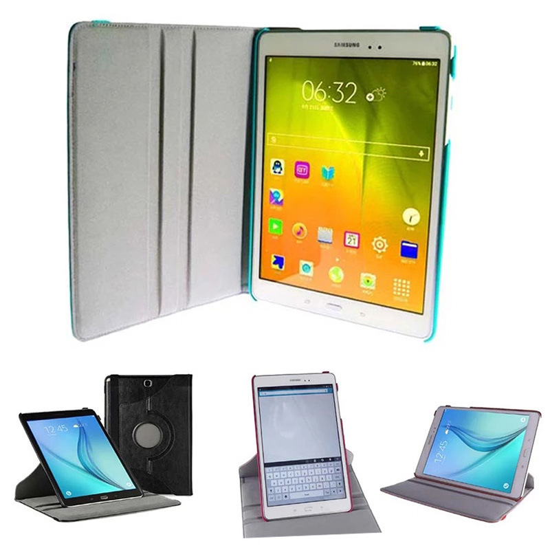 360 Rotating Case for Samsung Galaxy Tab A 9.7 T550 T555 P550 P555 Tablet, Flip Ultra Slim Portable Leather Protective Sleeve ﻿