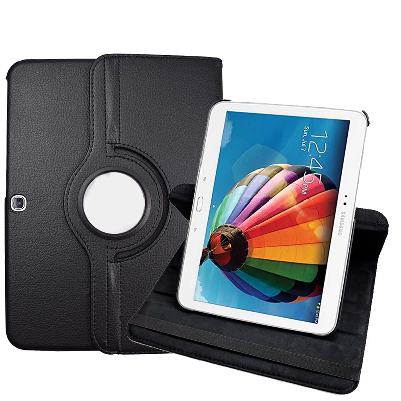 360 Rotating Case for Samsung Galaxy Tab 3 10.1 GT-P5200 P5210 Tablet, Flip Ultra Slim Portable Leather Protective Sleeve