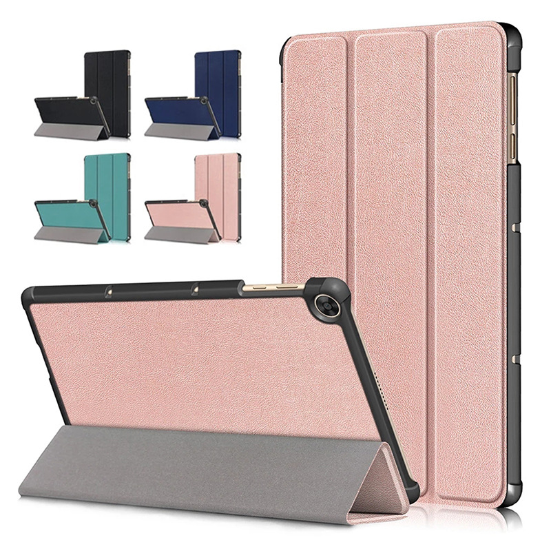 Tablet Cover for Huawei MatePad T10 2020/ T10S  AGS3-W09/L09, Huawei Honor 6/6X, Enjoy Tablet 2 AGS3-AL00/W00, Tri-fold Ultra Slim Folio Stand Lightweight Leather Cases ﻿