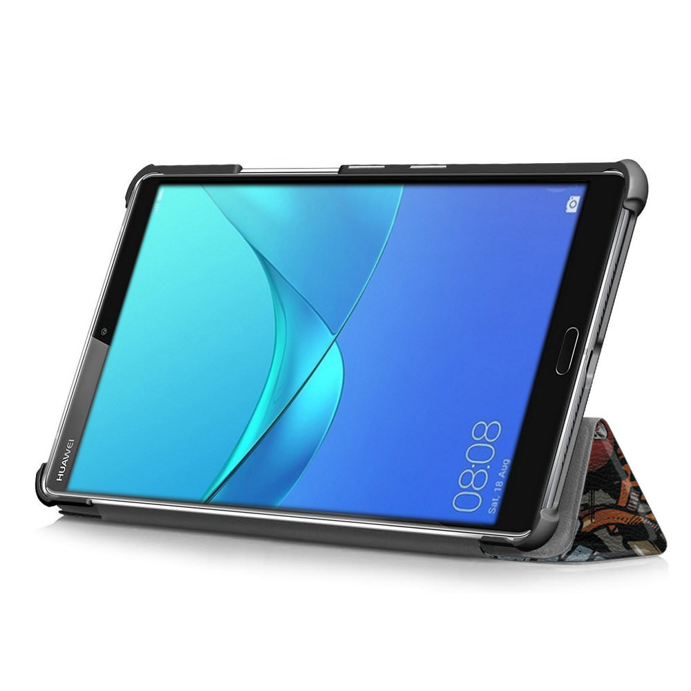 For Huawei M5 8.4 SHT-AL09/W09 Case, Tri-fold Flip Light weight Portable Leather Protective Cases