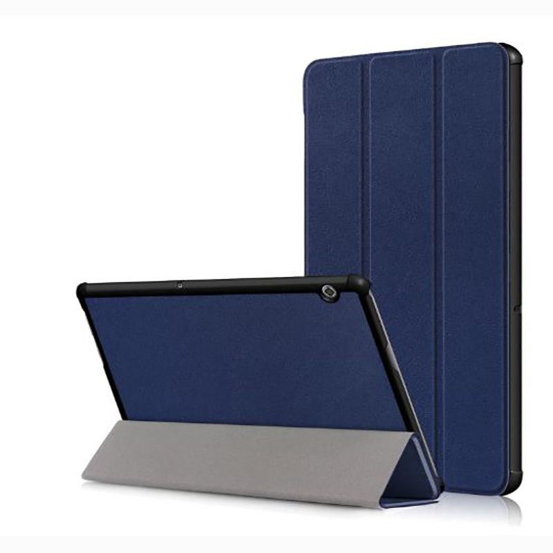 Case for Huawei MediaPad T5 10 AGS2-W09/W19/L03/L09 Tablet, Tri-folding Flip Ultra Slim Portable Leather Protective Sleeve