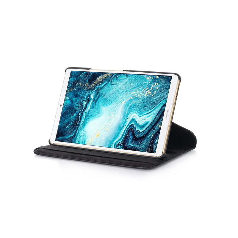 360 Rotating Case for Huawei Mediapad M6 8.4 2019 Tablet, Flip Ultra Slim Portable Leather Protective Sleeve