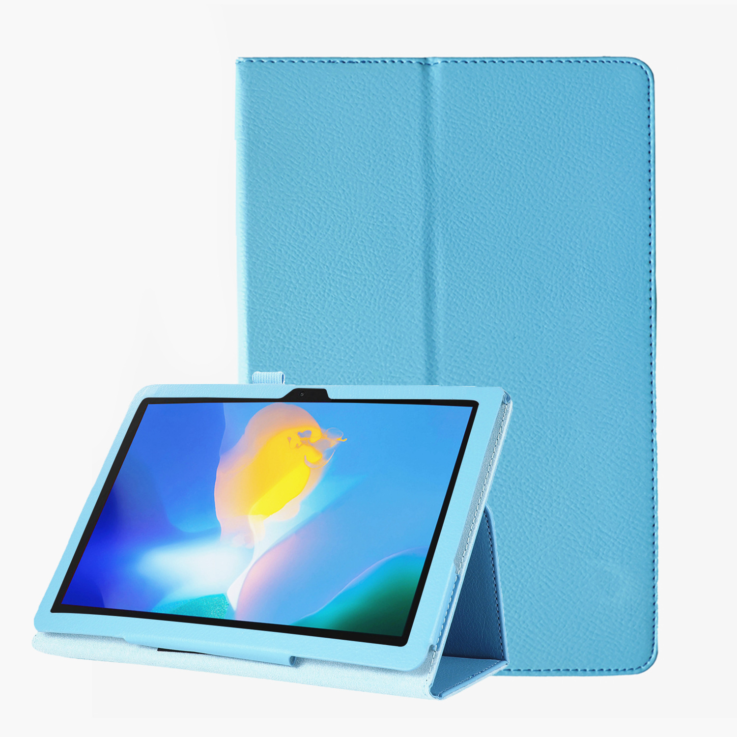 Case for Huawei MediaPad T10/T10S 10.1-inch Tablet, Bi-folding Flip Ultra Slim Portable Leather Protective Sleeve with Stand