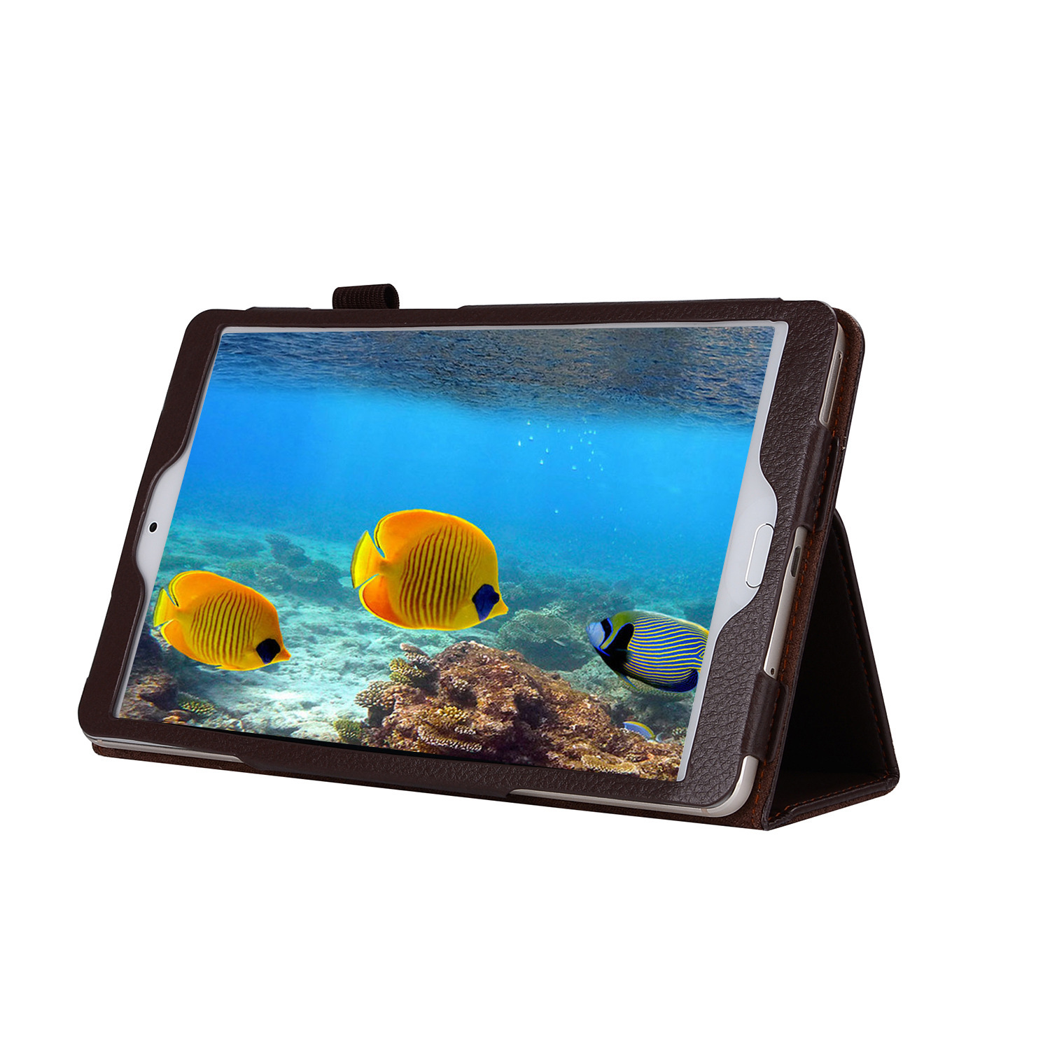 For Huawei Mediapad M3 8.4 BTV-W09 BTV-DL09 Case, Bi-folding Flip Ultra Slim Portable Leather Protective Sleeve with Stand