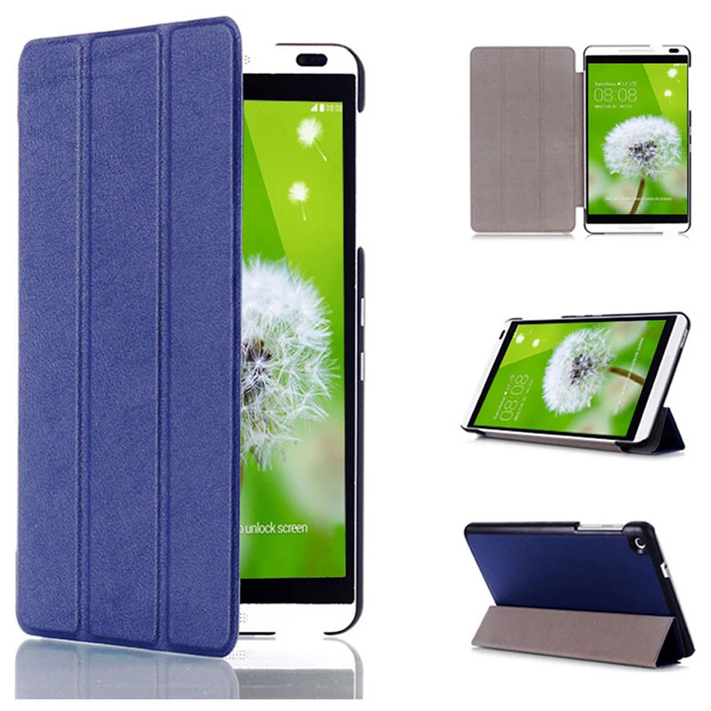 For Huawei M1 8.0 (S8-301W/301U/303L) Case, Tri-fold Flip Ultra Slim Portable Leather Protective Sleeve with Stand