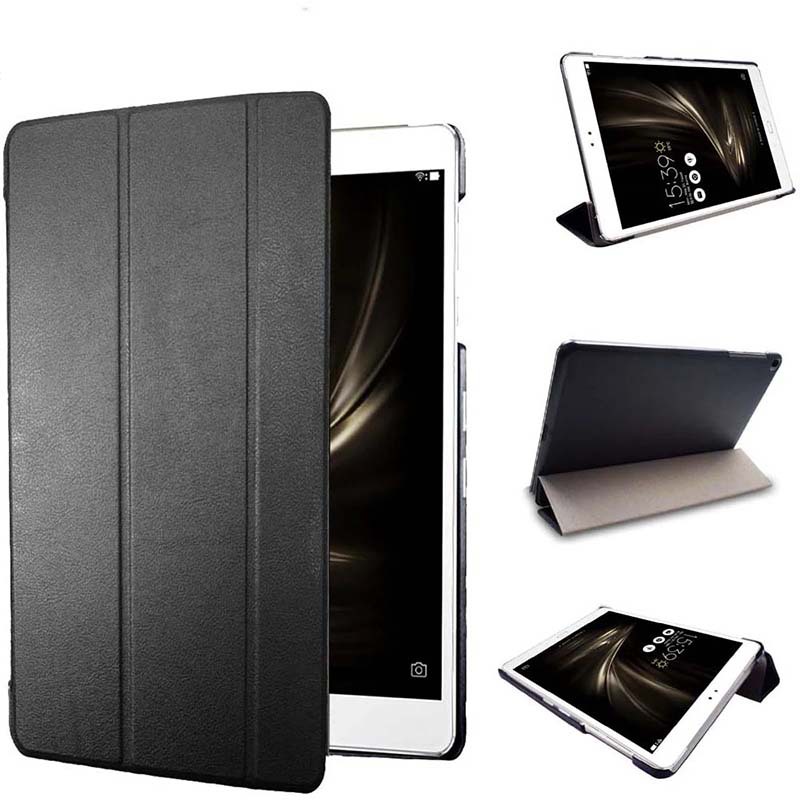 For Asus ZenPad 3S 10 Z500/Z500M Case, Tri-fold Flip Ultra Slim Portable Leather Protective Sleeve with Stand