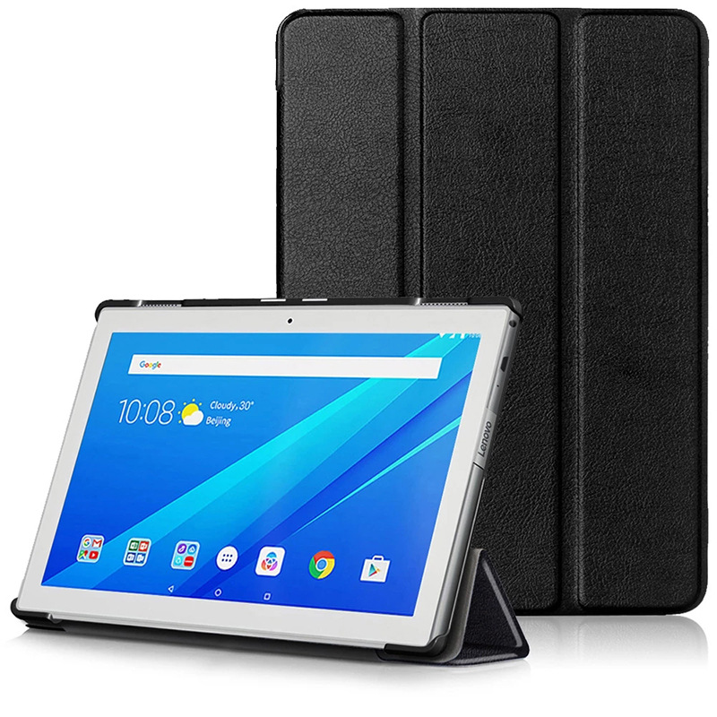 For Lenovo Tab 4 10.1 X304 Case, Tri-fold Flip Ultra Slim Portable Leather Protective Sleeve