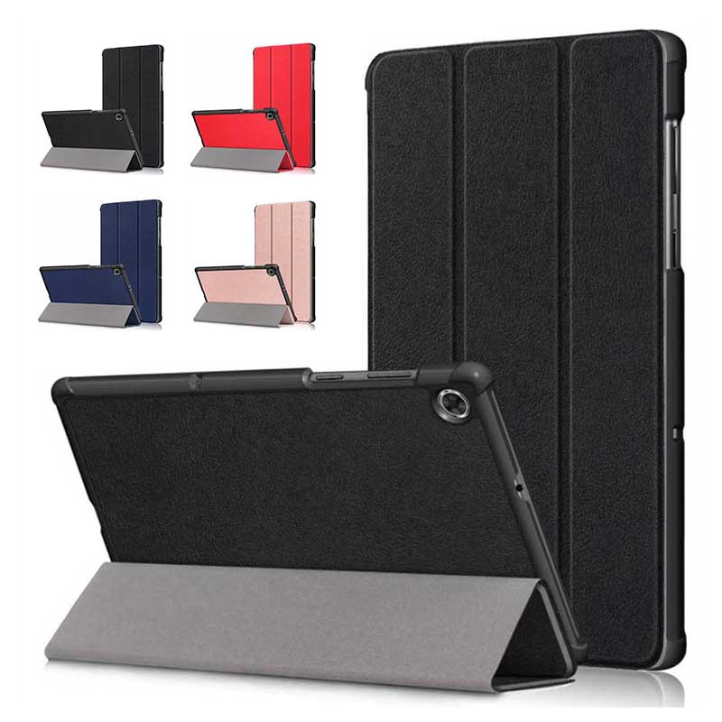 For Lenovo Tab M10 FHD 10.3 TB-X606 Case, Tri-fold Flip Ultra Slim Portable Leather Protective Sleeve
