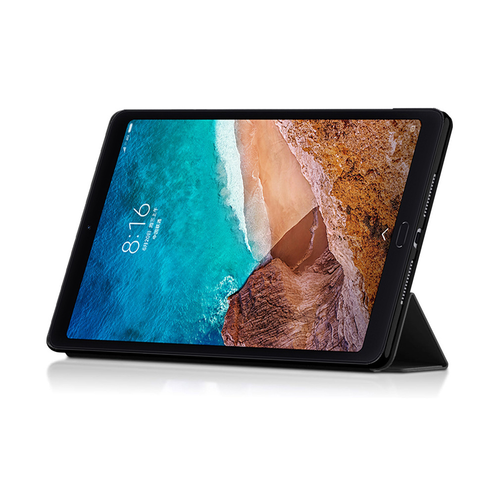 For Xiaomi Pad 4 Plus 10.1 Case, Tri-fold Flip Ultra Slim Portable Soft Shell Protective Sleeve