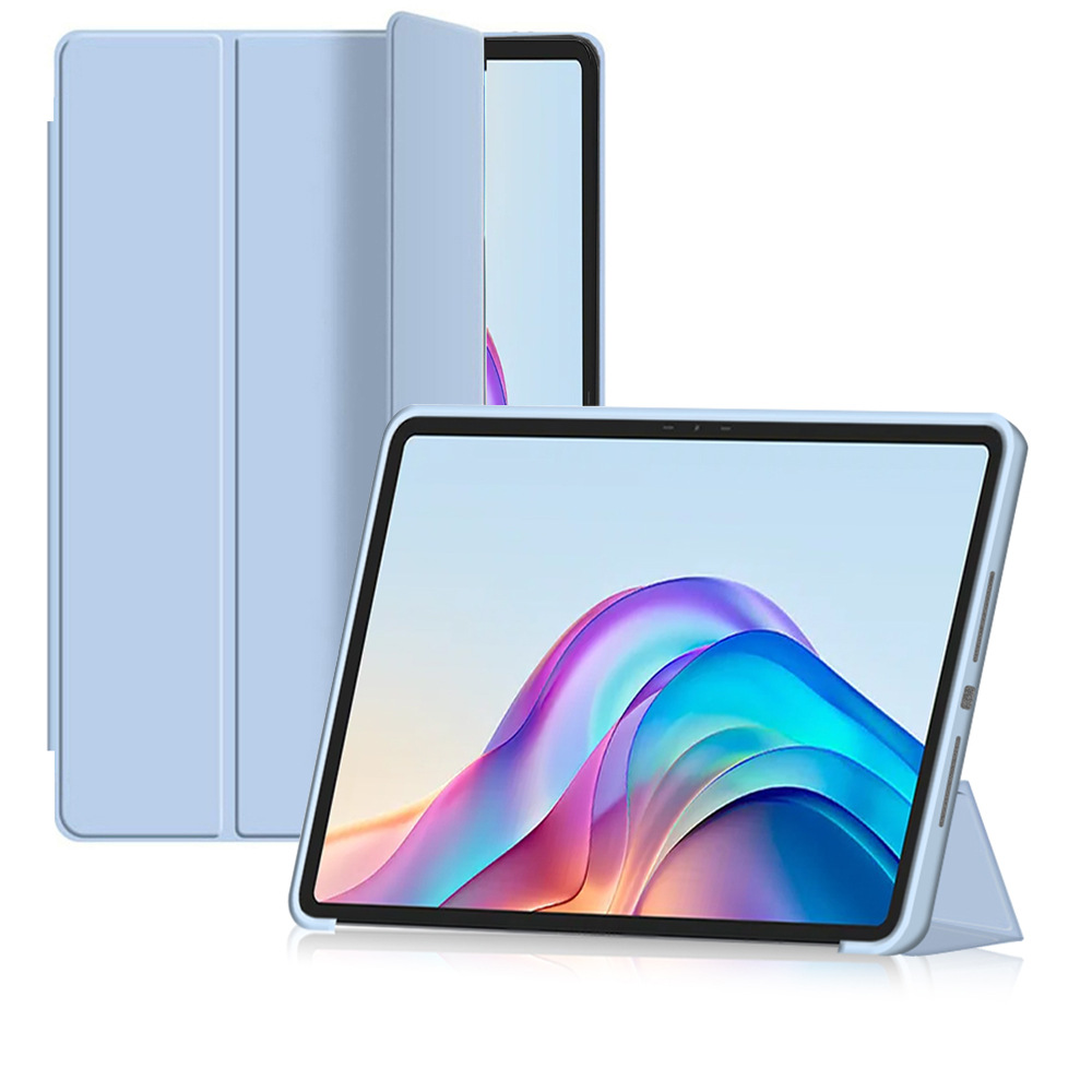 For Tecno Megapad Pro 12 / Pro LTE 12 (T1201) Case, Tri-fold Flip Ultra Slim Portable Soft TPU Shell Protective Sleeve