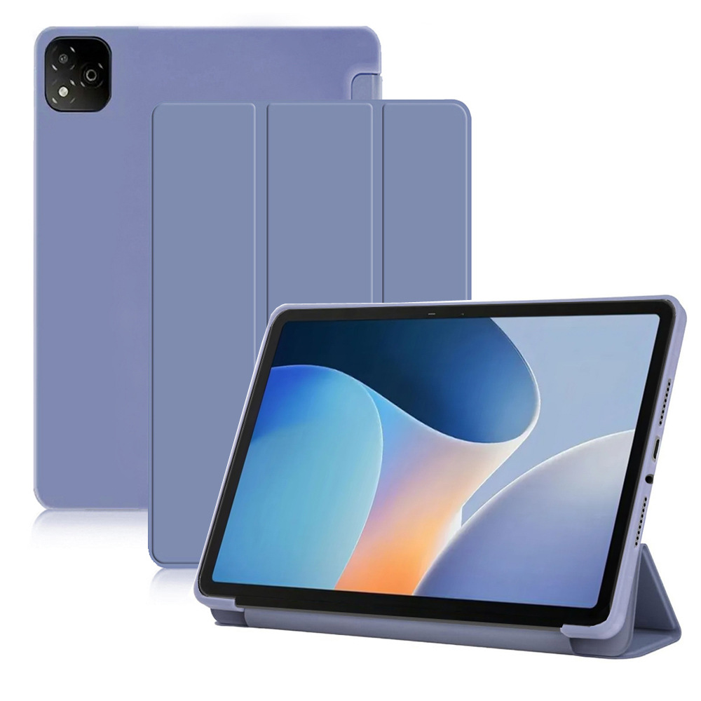 For Infinix XPAD X1101 Case, Tri-fold Flip Ultra Slim Portable Soft TPU Shell Protective Sleeve
