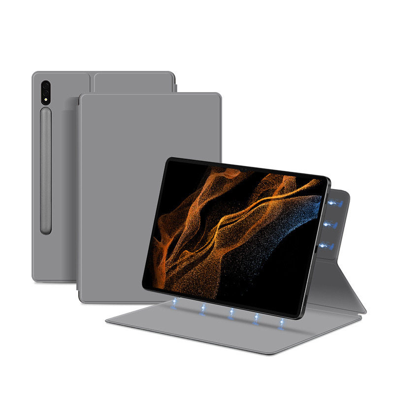 Magnetic Case For Samsung Galaxy Tab S9 S9+ S9 Ultra, S8 S8+ S8 Ultra, S7 S7+ S7 FE Talbet, Ultra Slim Portable Protective Cases with Stand