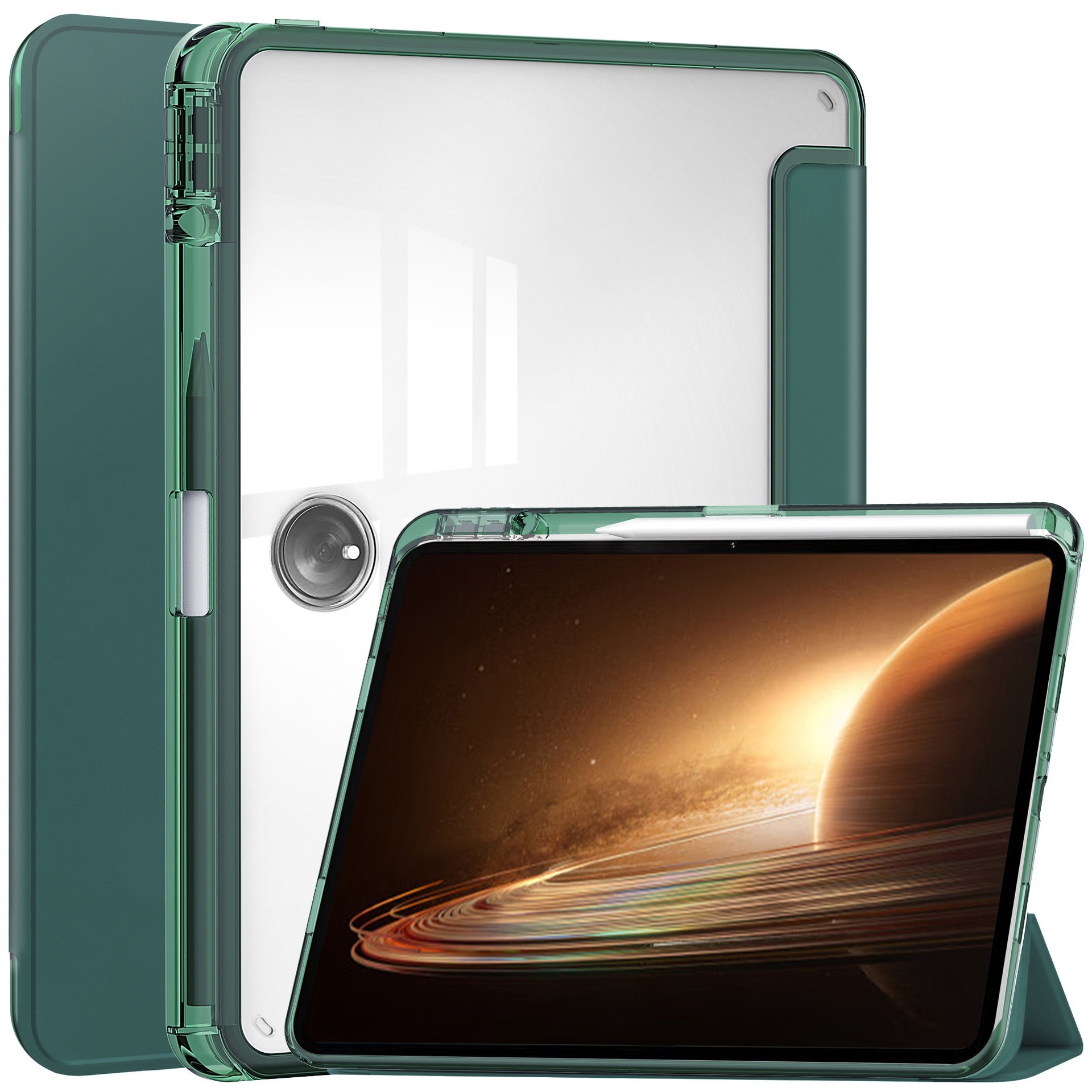 For OPPO Pad 2 Case, Tri-fold Flip Ultra Slim Portable Protective Sleeve with Pen Slot